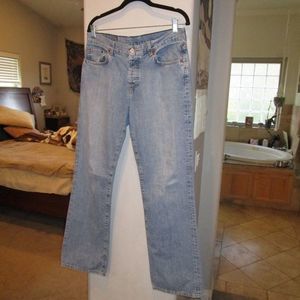 Vintage Lucky Brand Dungaree Bootcut Jeans w/ Button Fly